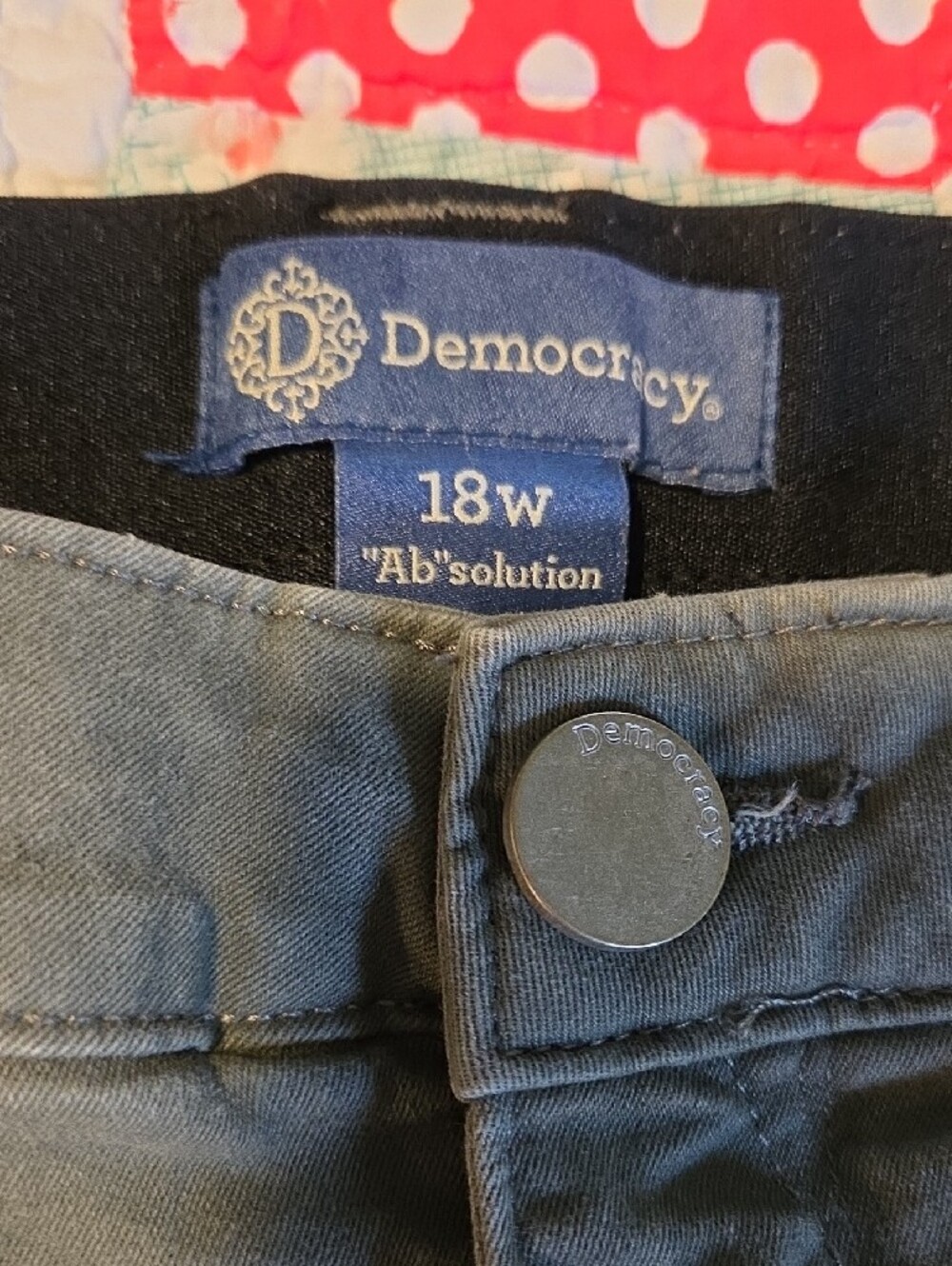 Democracy Dark Olive Green Bermuda Shorts - Picture 2 of 7